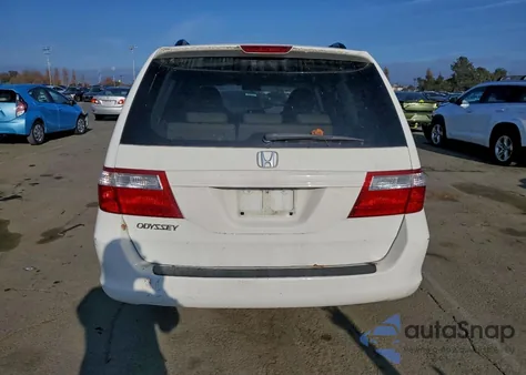 2007 Honda Odyssey Exl z USA, uszkodzony, nr VIN 5FNRL38687B455201